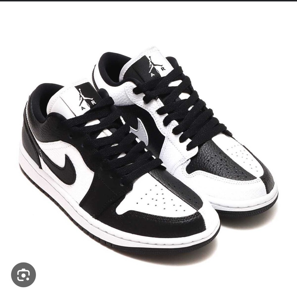 Jordan Low Top Sneakers in Black and White